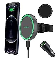 Algopix Similar Product 13 - Magnetic Wireless Car Charger Mount