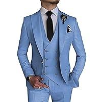 Algopix Similar Product 8 - Lanshion 3 Piece Suits for Men Mens