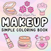 Algopix Similar Product 11 - Makeup  Simple Coloring Book for