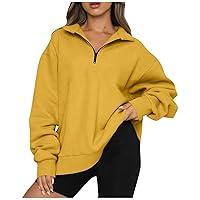 Algopix Similar Product 11 - Half Zip Sweatshirt for Women Casual