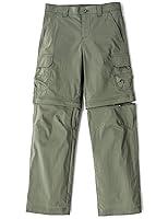 Algopix Similar Product 7 - CQR Kids Youth Hiking Cargo Pants UPF