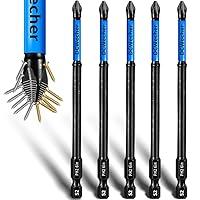 Algopix Similar Product 15 - 5Pack Long Screwdriver Bits 6 inch 2