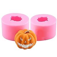 Algopix Similar Product 14 - 3D Pumpkin Halloween Silicone Molds 2