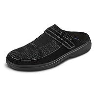 Algopix Similar Product 16 - Orthofeet Mens Orthopedic Black