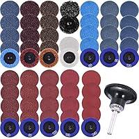 Algopix Similar Product 12 - SIQUK 60 Pcs Sanding Discs Set 2 inches