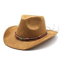 Algopix Similar Product 19 - LIDHAY Cowboy Hat for Women and Men