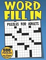 Algopix Similar Product 10 - Word Fill In Puzzles For Adults 500