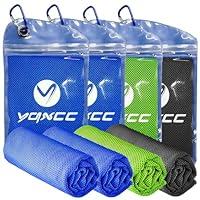 Algopix Similar Product 17 - YQXCC 4 Pack Cooling Towel 47x12