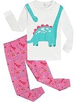 Algopix Similar Product 5 - Little Girls Pajamas Long Sleeve 100