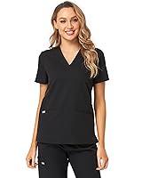 Algopix Similar Product 19 - COMENII Scrubs for Women Three Pocket