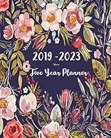 Algopix Similar Product 13 - 20192023 Five Year Planner Flower 60