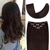 Algopix Similar Product 5 - 14 Clip in Hair Extensions Remy Human
