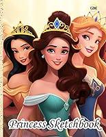 Algopix Similar Product 17 - Princess Sketchbook for Girls