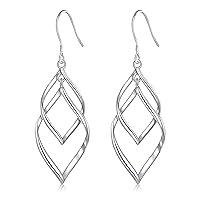 Algopix Similar Product 17 - Sterling Silver Dangle Earrings for