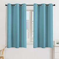 Algopix Similar Product 2 - Turquoize Blackout Curtain Panels