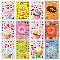 Algopix Similar Product 4 - 36 Pieces Makeaface Stickers Pack