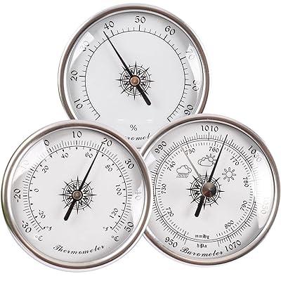 Best Deal for Barometer Thermometer Hygrometer, Indoor Outdoor