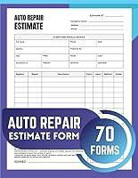 Algopix Similar Product 15 - Auto Repair Estimate Form book