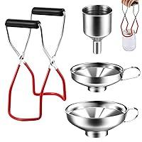 Funnels For Filling Bottles, Wide Mouth Canning Funnel For Kitchen Use  Mason Jars, Small Funnel For Transfer Liquid, Oil And Powder, Silicone  Collapsible Funnel Set (3 Pack)