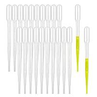 Algopix Similar Product 18 - moveland 200PCS 3ml Disposable Plastic