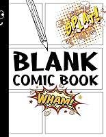 Algopix Similar Product 4 - Blank Comic Book 120 Pages of Fun