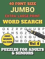 Algopix Similar Product 13 - Jumbo ExtraLarge Word Search Puzzles