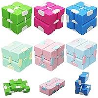 Algopix Similar Product 10 - 2 Pack Infinity Cube Fidget Toy Fidget
