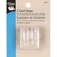Algopix Similar Product 4 - Dritz 46961 Cord Stops for Drawstrings