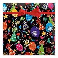 Algopix Similar Product 5 - Birthday Emoji Jumbo Gift Wrap Roll 
