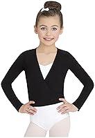 Algopix Similar Product 2 - Capezio Big Wrap Top-Girls, Black, Large