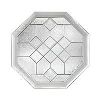 Algopix Similar Product 13 - Fixed Octagon Geometric Fin Vinyl Window