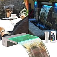Algopix Similar Product 1 - APONUO Lighted Spillway Fountain 12