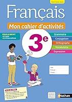 Algopix Similar Product 18 - Franais  Mon cahier dactivits 3e 