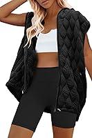 Algopix Similar Product 8 - SENSERISE Womens Oversized Puffer Vest