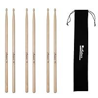 Algopix Similar Product 1 - Antner 3 Pairs Maple Wood Drumsticks 7A