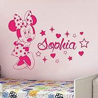 Algopix Similar Product 19 - Name Wall Decal Minnie Vinyl Decals
