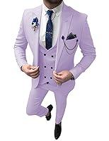 Algopix Similar Product 20 - Wangyue 3 Piece Suit for Men Regular