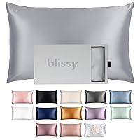 Algopix Similar Product 16 - Blissy Silk Pillowcase  100 Pure