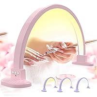 Algopix Similar Product 7 - MOFGOE Large Half Moon Light for Nail