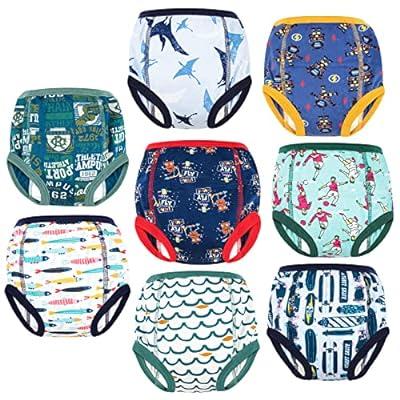 Max Shape Baby Boys Training Pants Underwear, Toddler Boys Potty Pee Training  Underwear 6 Pack (Blue, 4T) : : Baby Products