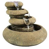 Algopix Similar Product 9 - Sunnydaze Three Tier Flowing Tabletop