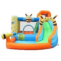 Algopix Similar Product 2 - IIPOSAQQ Bees Water Slide Inflatable