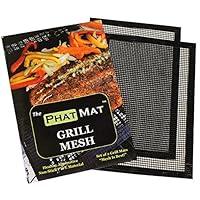 Algopix Similar Product 13 - PhatMat Non Stick Grill Mats Mesh  Set