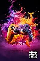 Algopix Similar Product 3 - Agenda Thme gamer manette de jeu pour