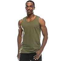 Algopix Similar Product 12 - JC DISTRO Mens Basic Tank Top Jersey