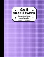 Algopix Similar Product 8 - Graph Paper Composition Notebook Grid