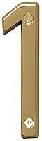 Algopix Similar Product 6 - HyKo 4 in Gold Brass Number 1 NailOn