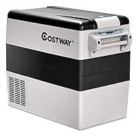 Algopix Similar Product 20 - COSTWAY Car Refrigerator 55Quart