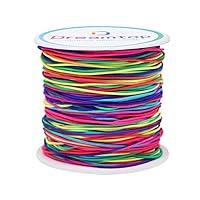 Algopix Similar Product 7 - Dreamtop 1mm 100 Meters Rainbow Elastic