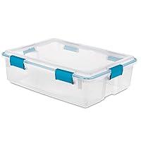 Algopix Similar Product 8 - Sterilite 37 Qt Gasket Box Stackable